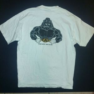 Rare Vintage T Shirt XL Adam Kaplan Tatoo Artist may 28 1995 Single Stitch